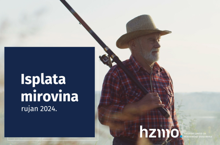 Isplata mirovina za rujan 2024.