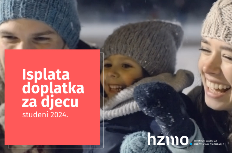 Isplata doplatka za djecu za studeni 2024.