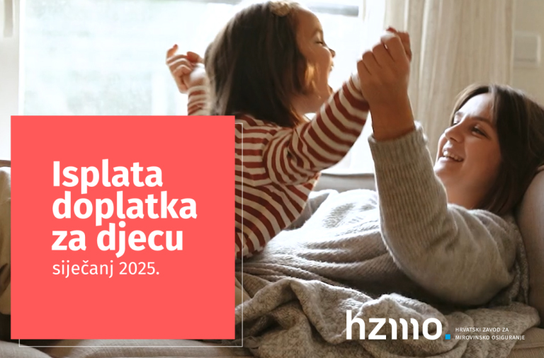 Isplata doplatka za djecu za siječanj 2025.