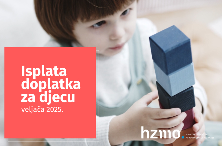 Isplata doplatka za djecu za veljaču 2025.