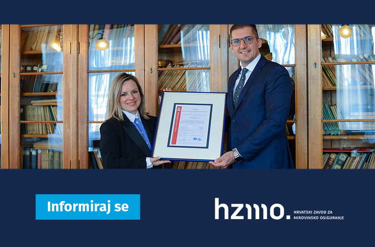 Hrvatski zavod za mirovinsko osiguranje recertificiran međunarodnim ISO/IEC 27001:2022 standardom informacijske sigurnosti